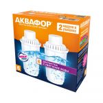 Комплект картриджів для фільтра-глечика Аквафор В100-6 (2 шт.) Комплект картриджів для фільтра-глечика Аквафор В100-6 (2 шт.)