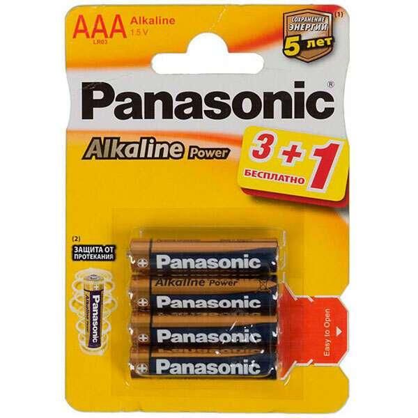 Батарейки Panasonic Alkaline Power LR3 AAA